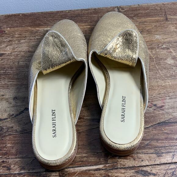 Sarah Flint Andrea Slide in gold size 40 - Picture 3 of 4